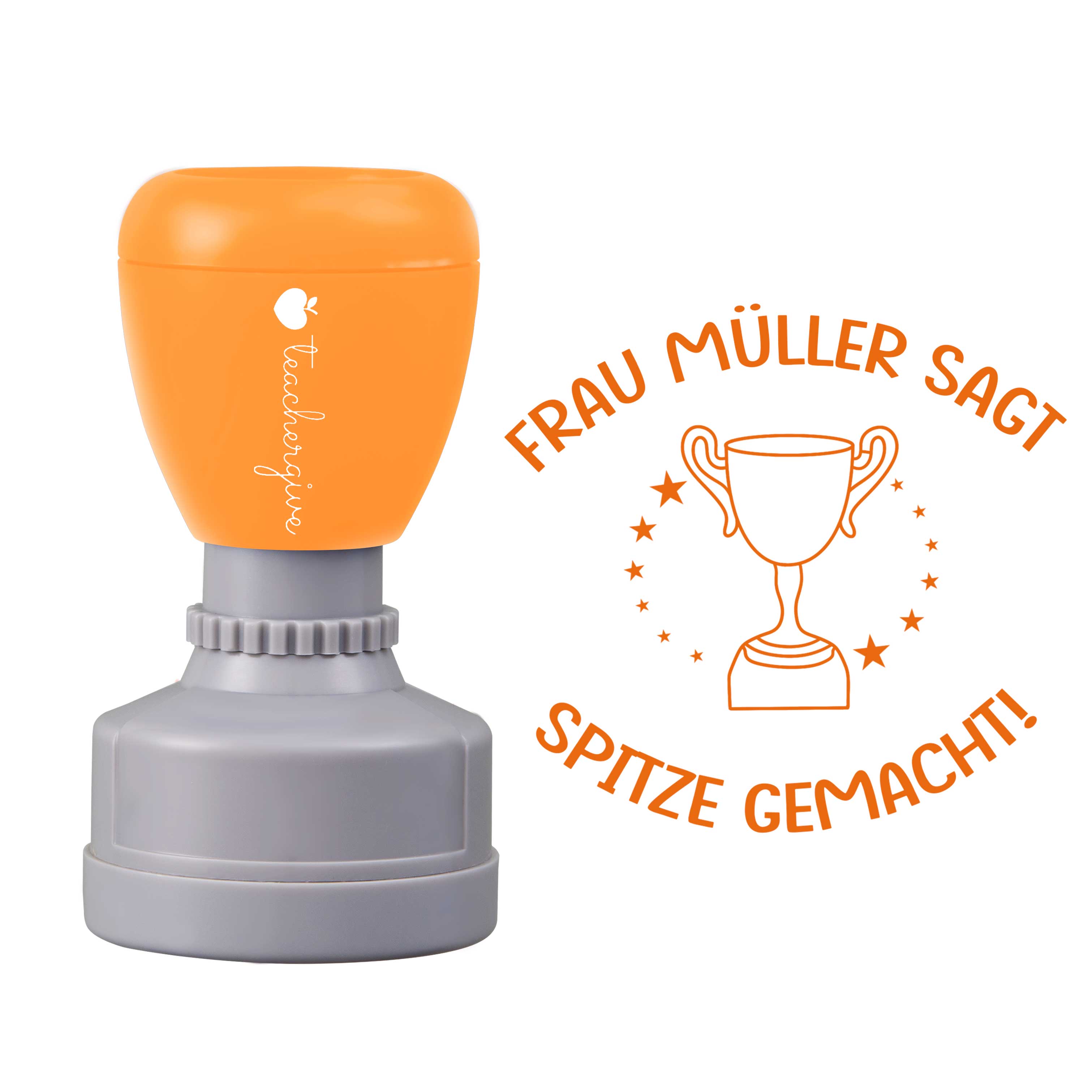 Personalisiert Name sagt spitze gemacht Lehrer Stempel