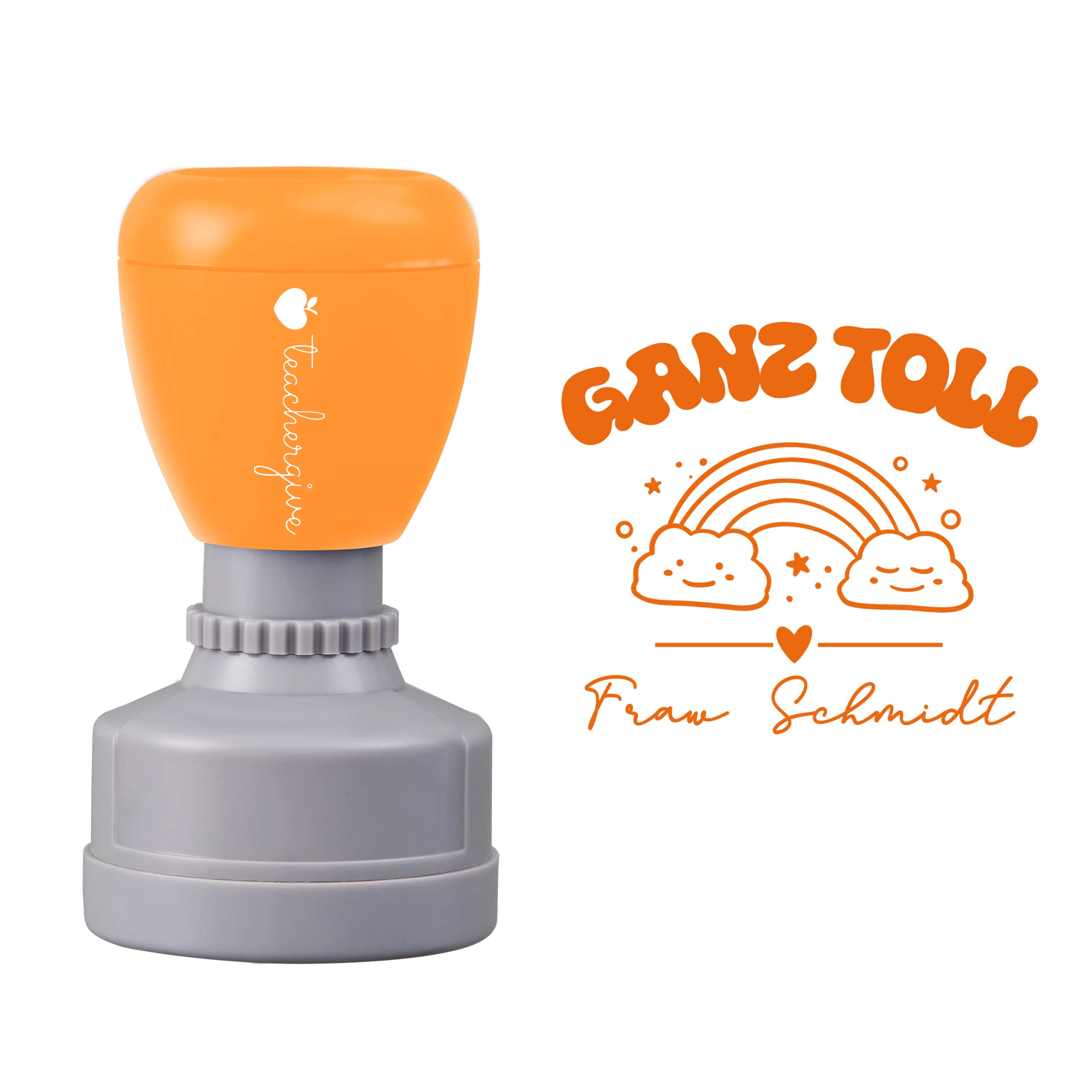 Personalisiert Ganz Toll Lehrer Stempel