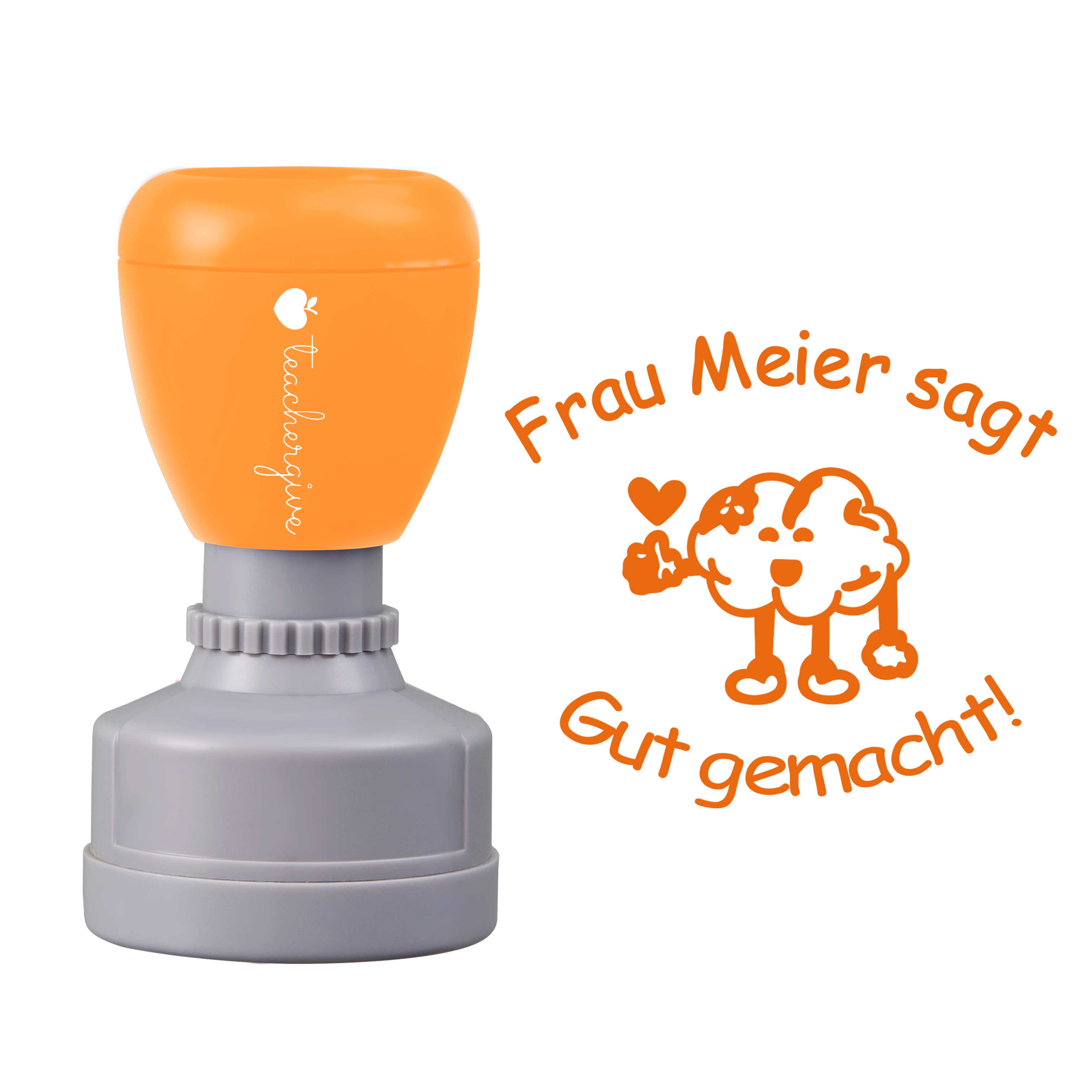 Personalisiert Gut Gemacht Lehrer Stempel