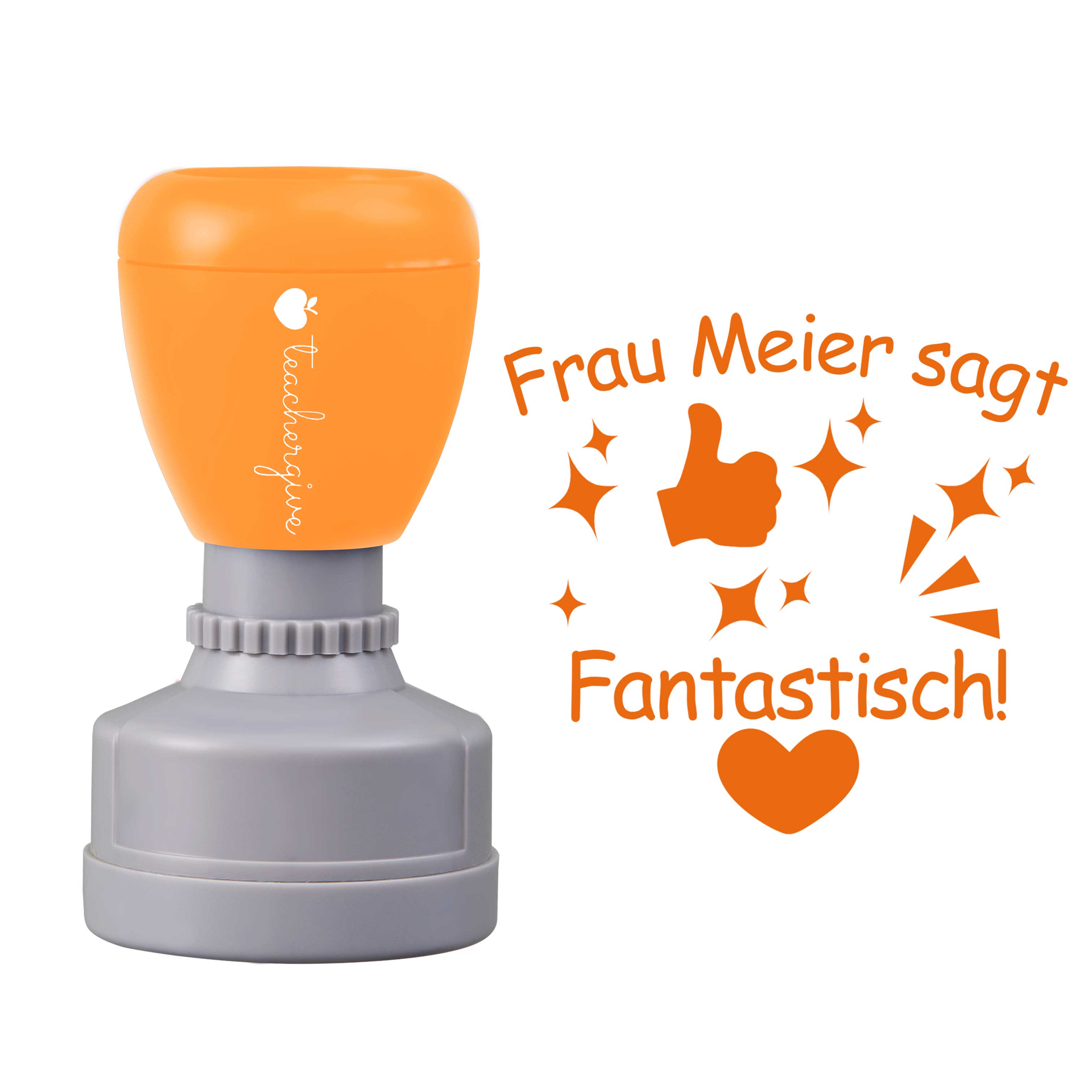 Personalisiert Die Lehrerin Sagt Fantastisch Lehrer Stempel