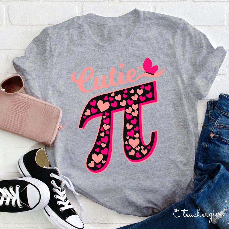 Cutie Pi The Number Math Teacher T-Shirt