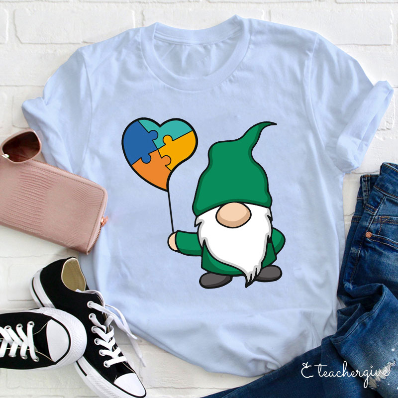 SLP Balloon Gnome Teacher T-Shirt