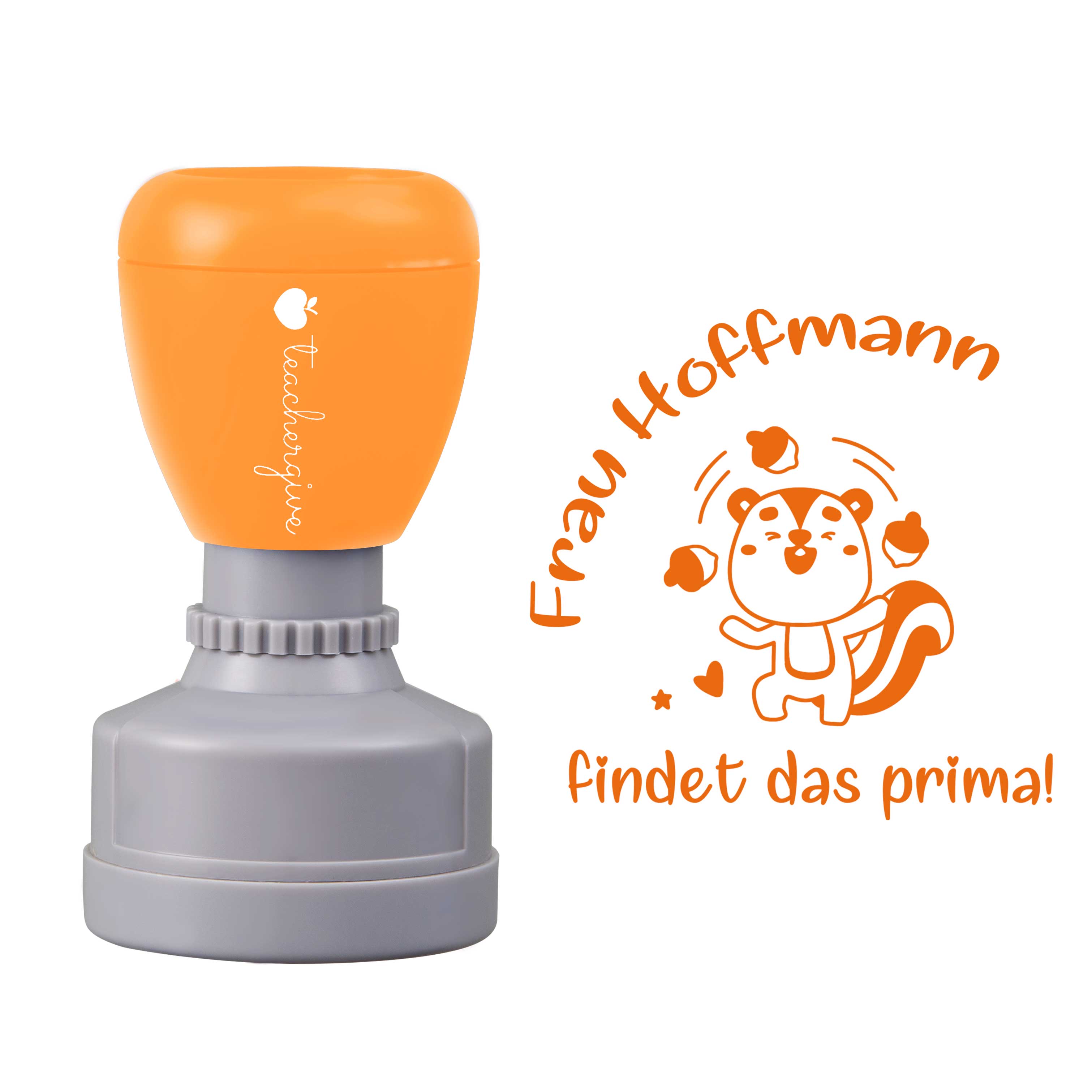 Personalisiert Findet Das Prima Lehrer Stempel