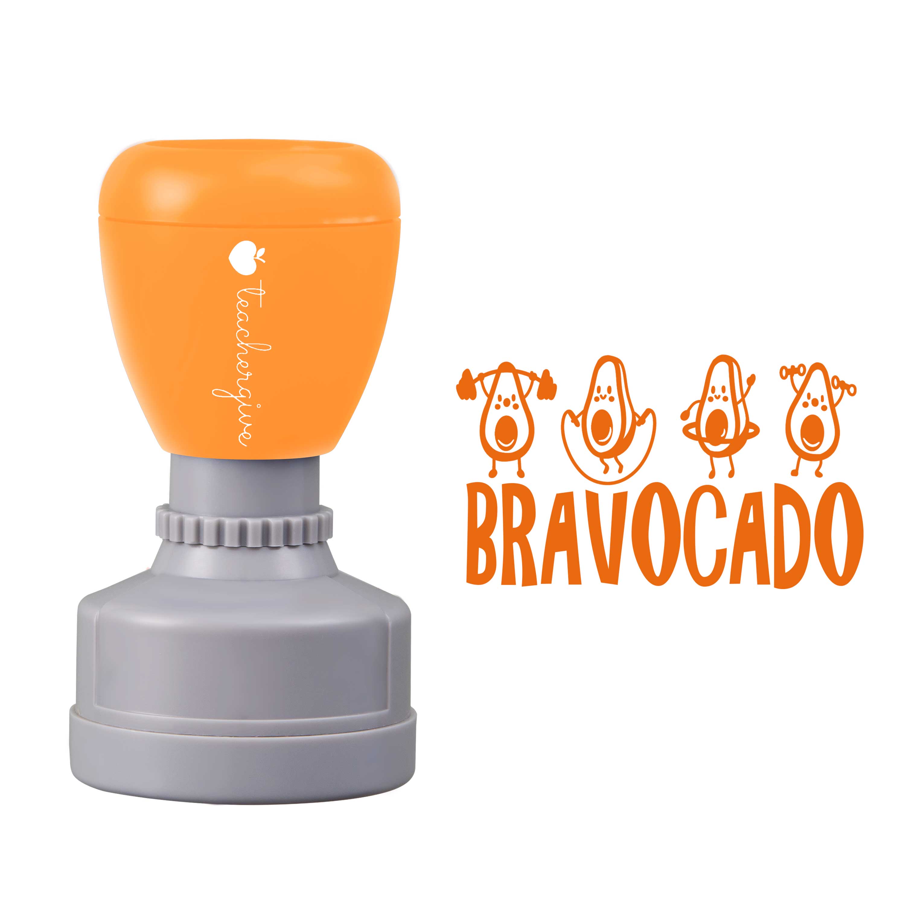 Bravo Bravocado Lehrer Stempel