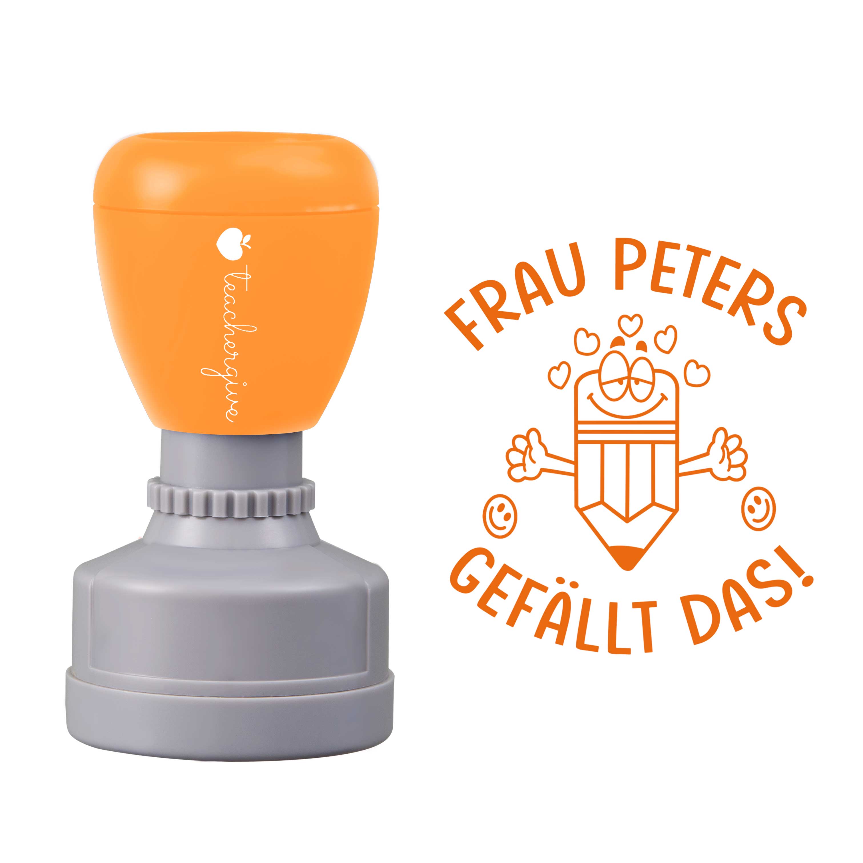 Personalisiert Gefällt Das Lehrer Stempel