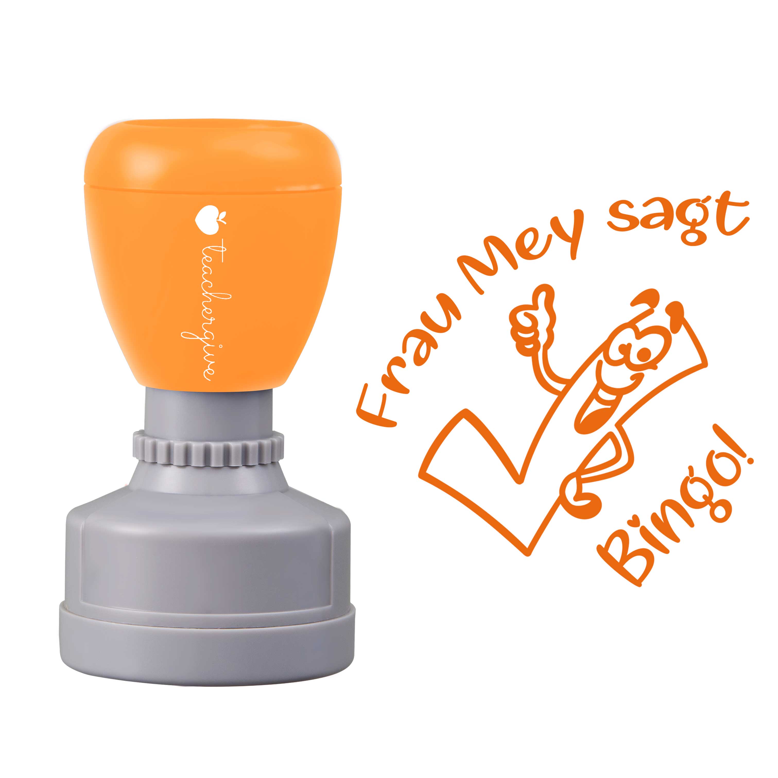 Personalisiert Sagt Bingo Lehrer Stempel