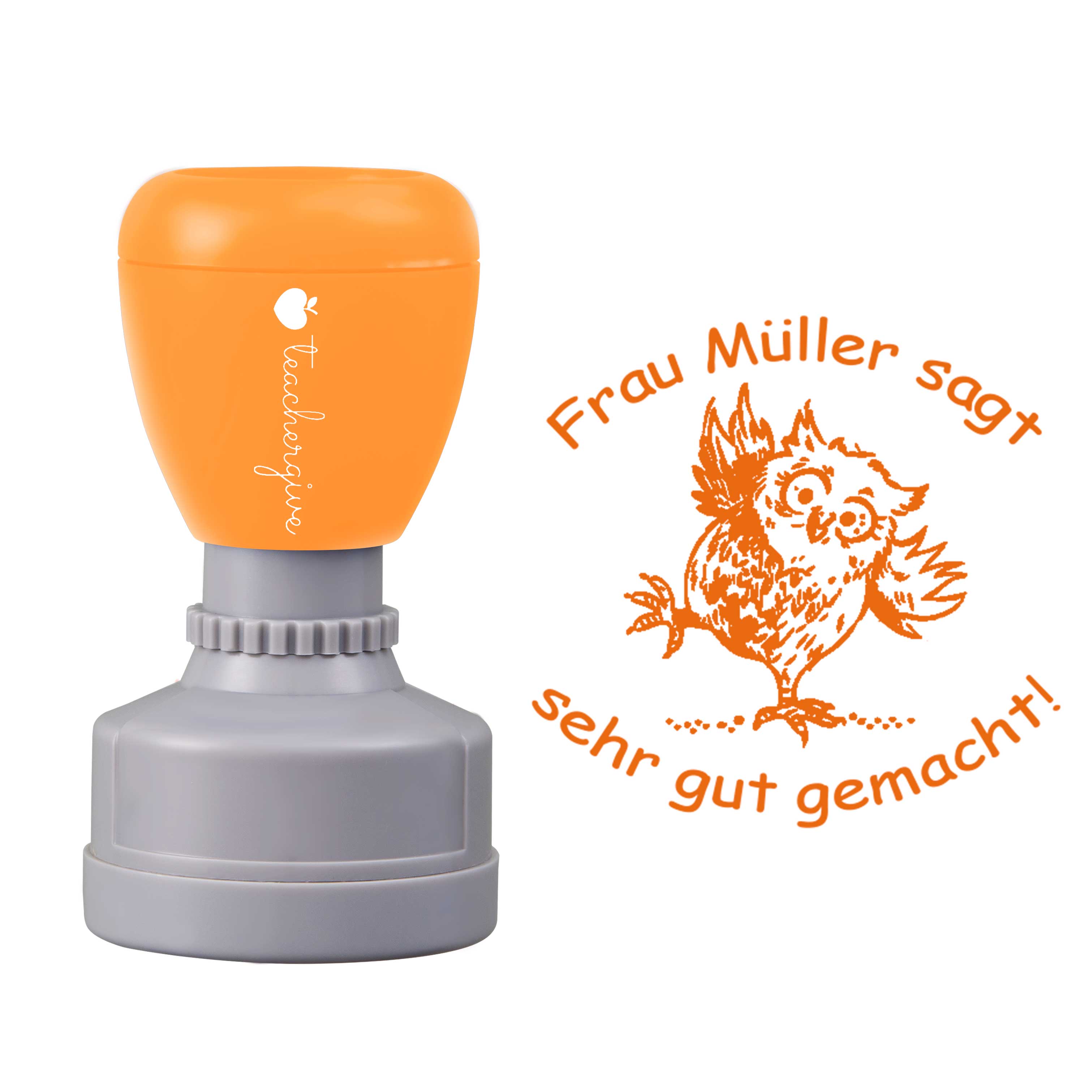 Personalisiert sagt sehr gut gemacht Lehrer Stempel