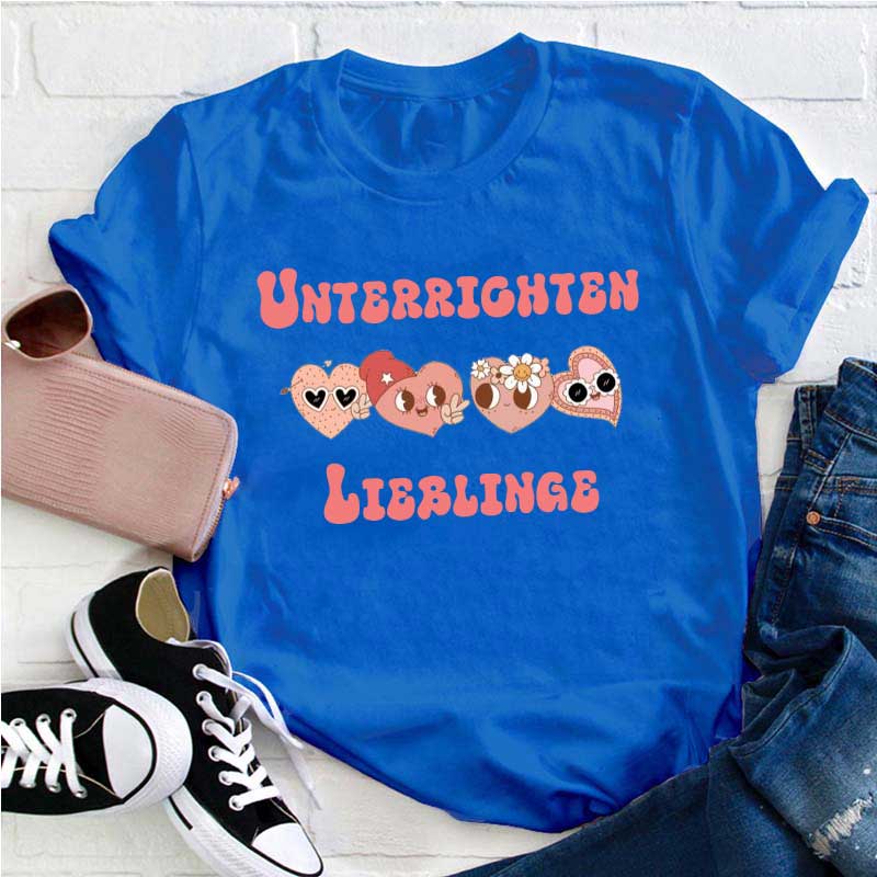 Unterrichten Lieblinge Lehrer T-Shirt