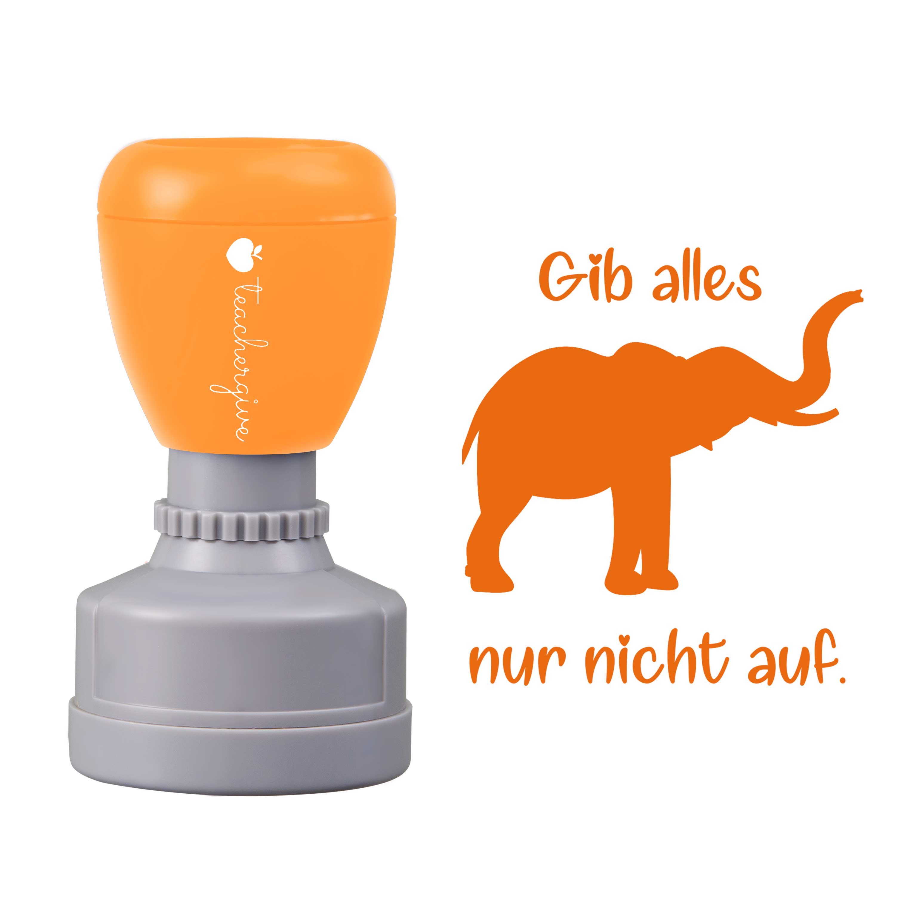 Gib alles nur nicht auf Lehrer Stempel