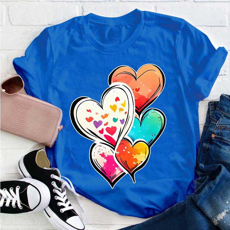 Liebe Ballons Lehrer T-Shirt