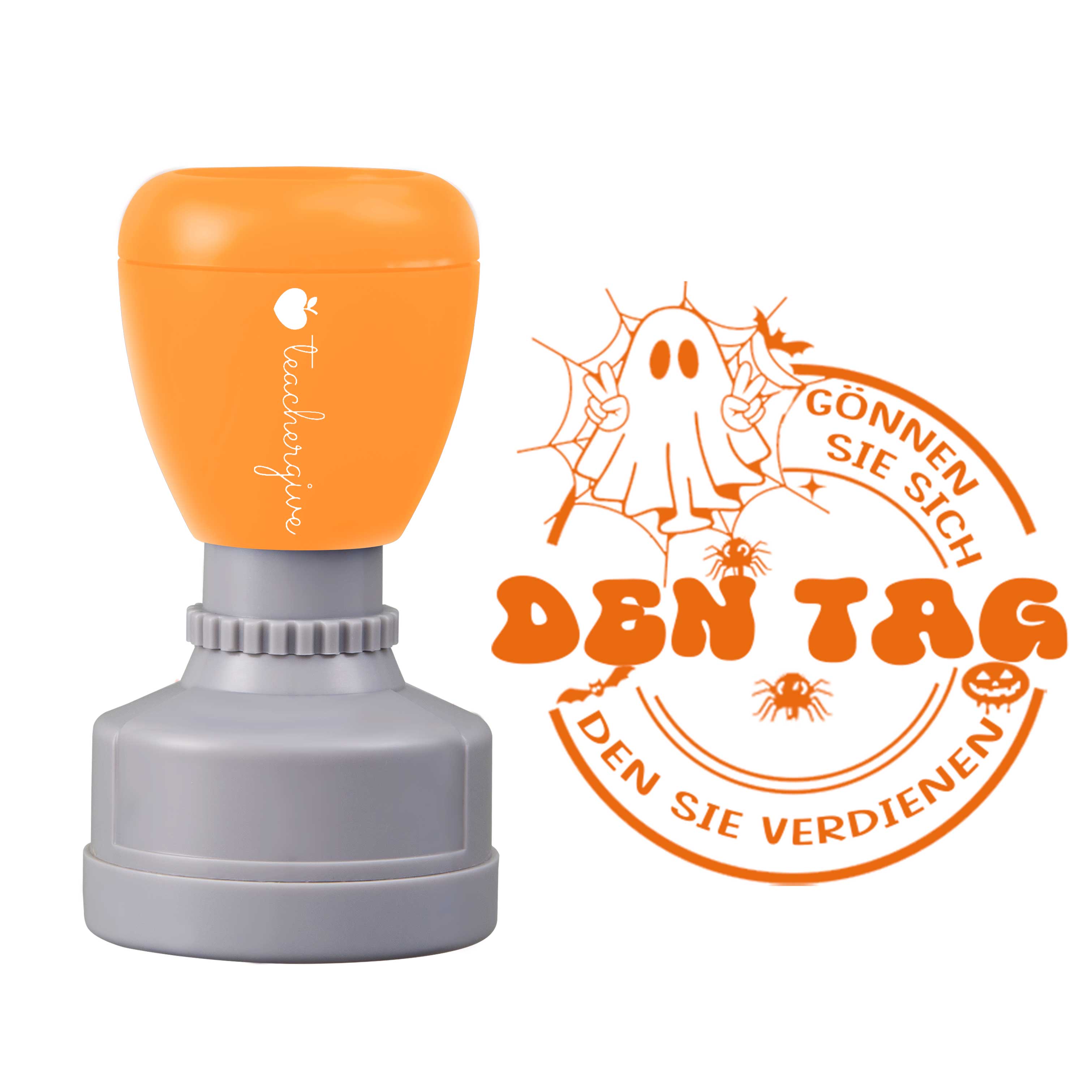 Gönnen Sie Sich Den Tag, Den Sie Verdienen Lehrer Stempel