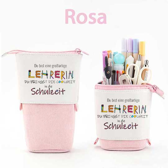 Du bist eine großartige Lehrerin Federmäppchen Mäppchen