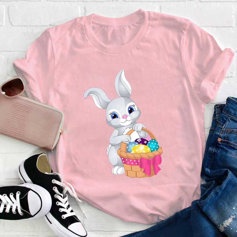Ostern Hase und Eier Lehrer T-Shirt