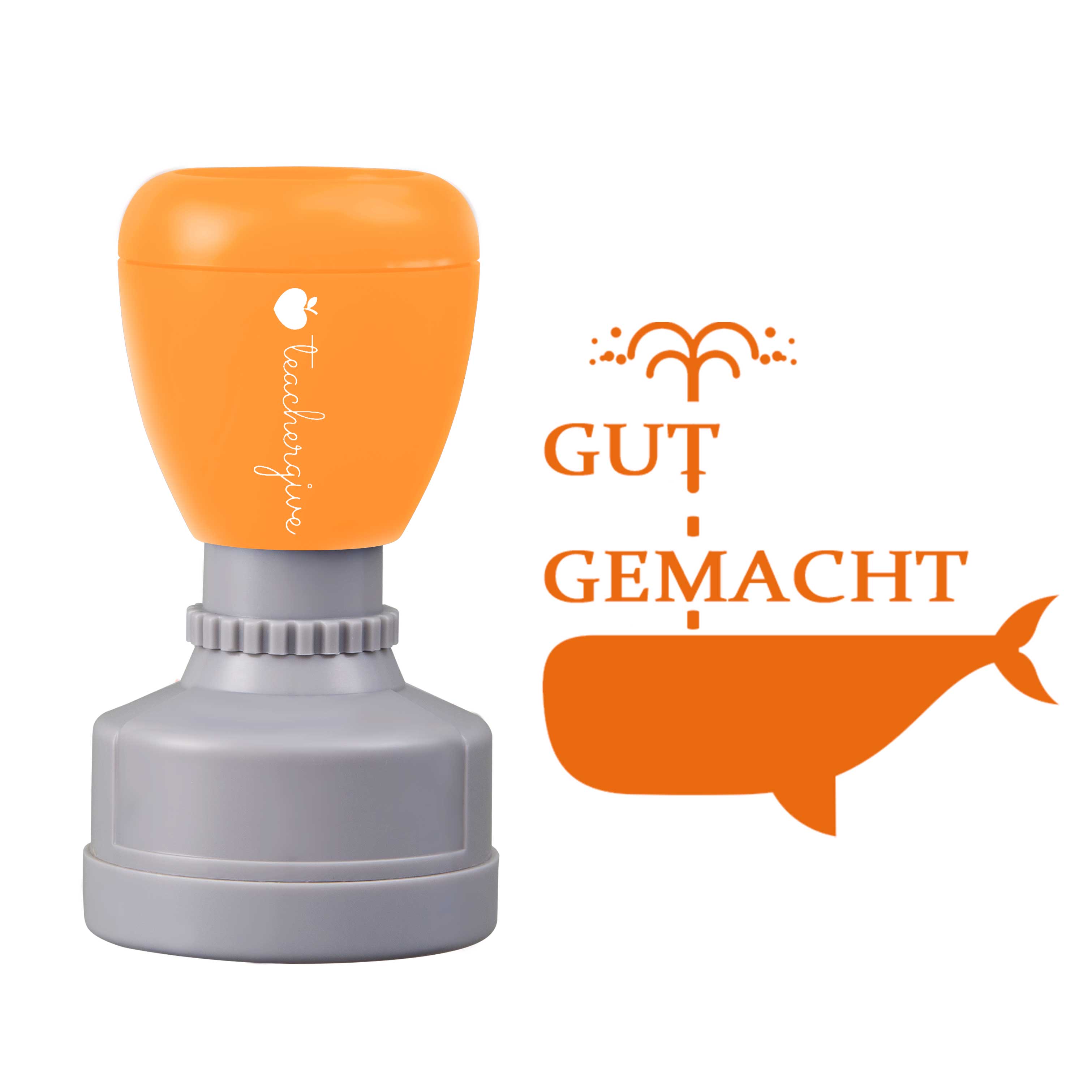 Gut gemacht Lehrer Stempel