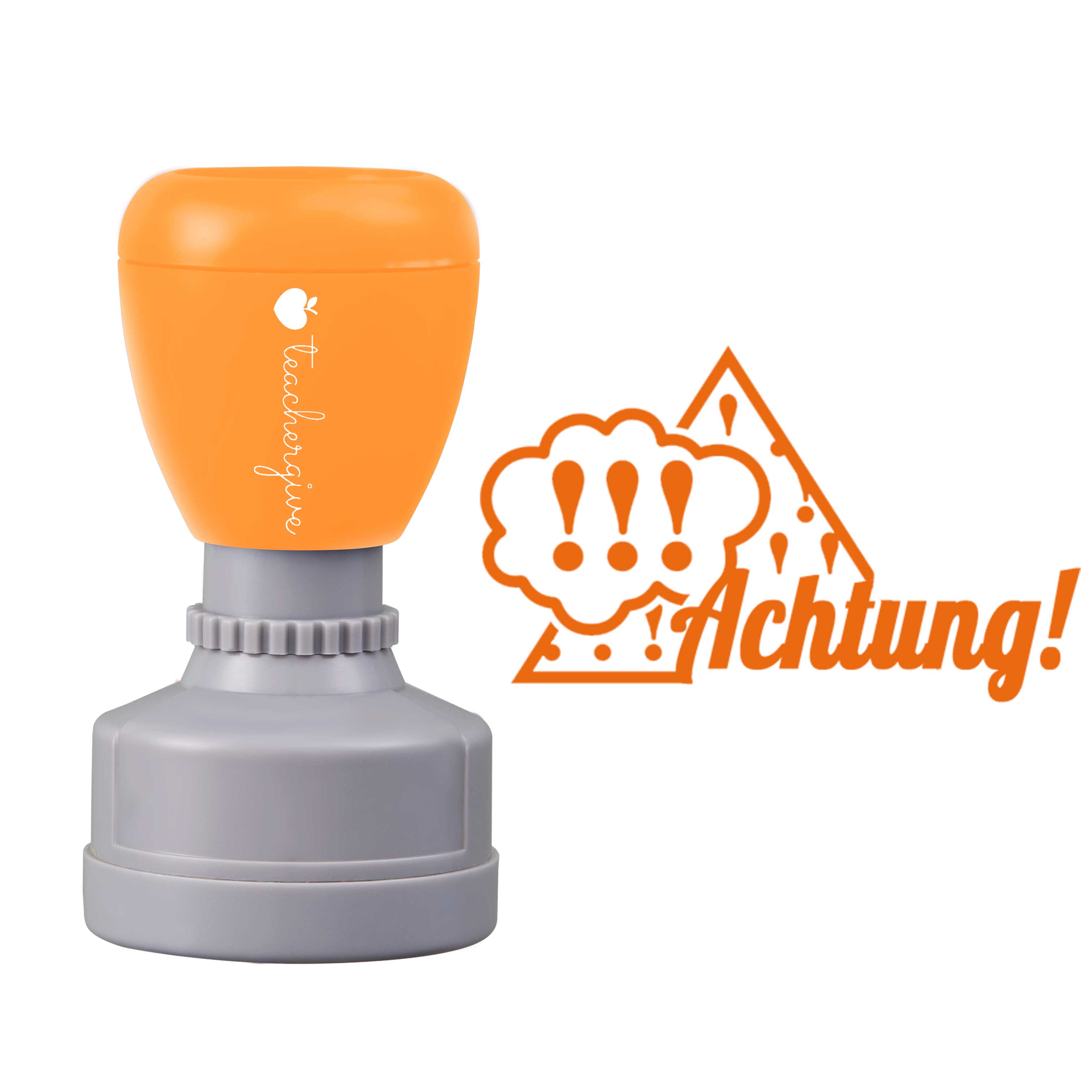 Achtung Achtung Lehrer Stempel