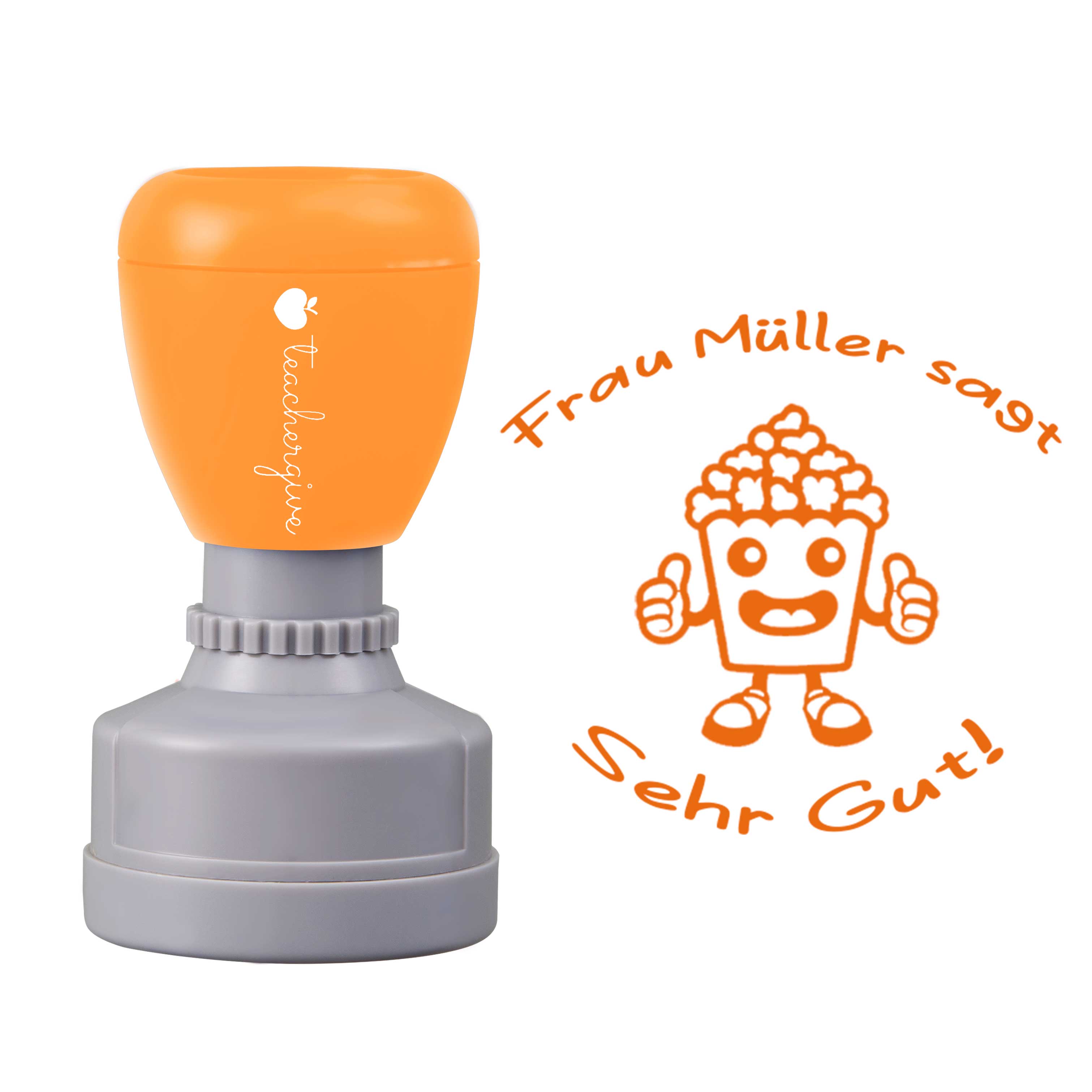 Personalisiert Name Sagt Sehr Gut Lehrer Stempel