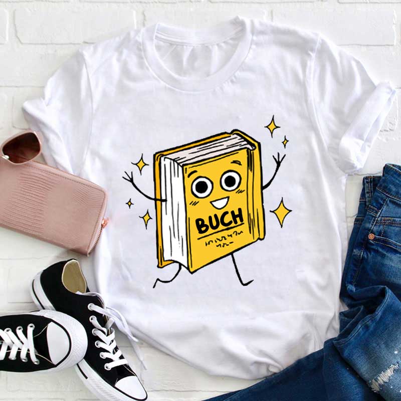 Buch lesen Lehrer T-Shirt