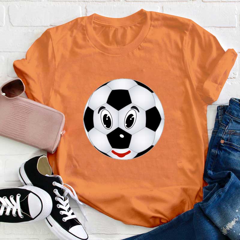 Fußball Macht Glücklich Lehrer T-Shirt