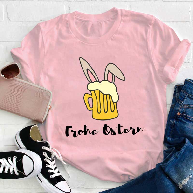 Frohe Ostern Lehrer T-Shirt