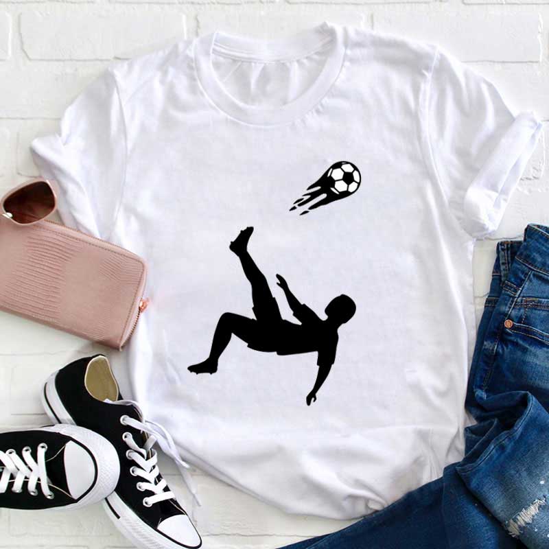 Blitz Fußball Schuss Lehrer T-Shirt