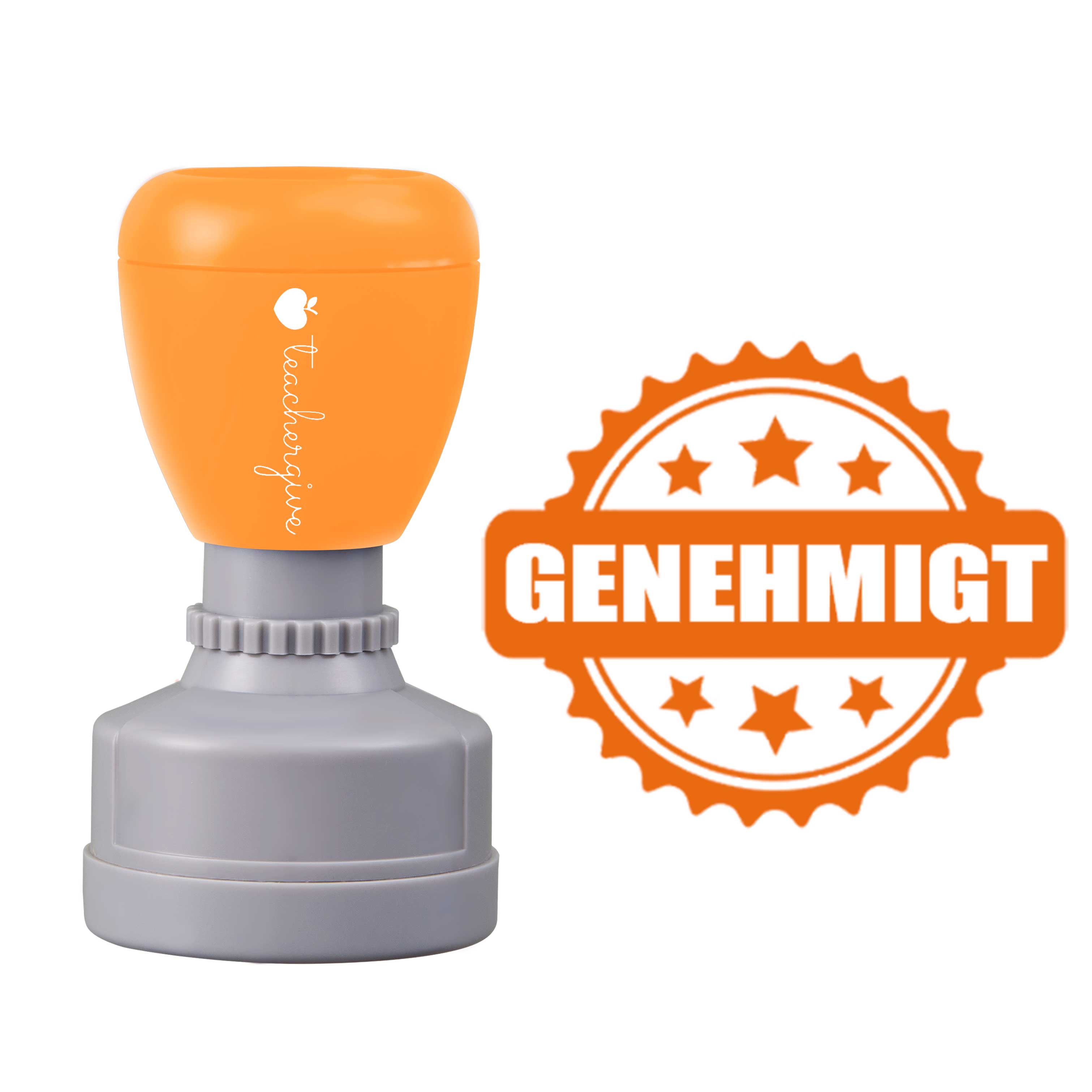 Genehmigt Lehrer Stempel