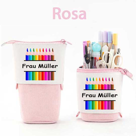 Personalisiert Name Bunt Stifte Federmäppchen Mäppchen