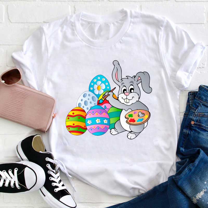 Kunst Ostern Eier Lehrer T-Shirt