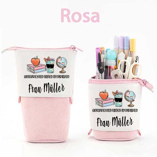 Personalisiert Unterrichten Lieben Inspirieren Federmäppchen Mäppchen