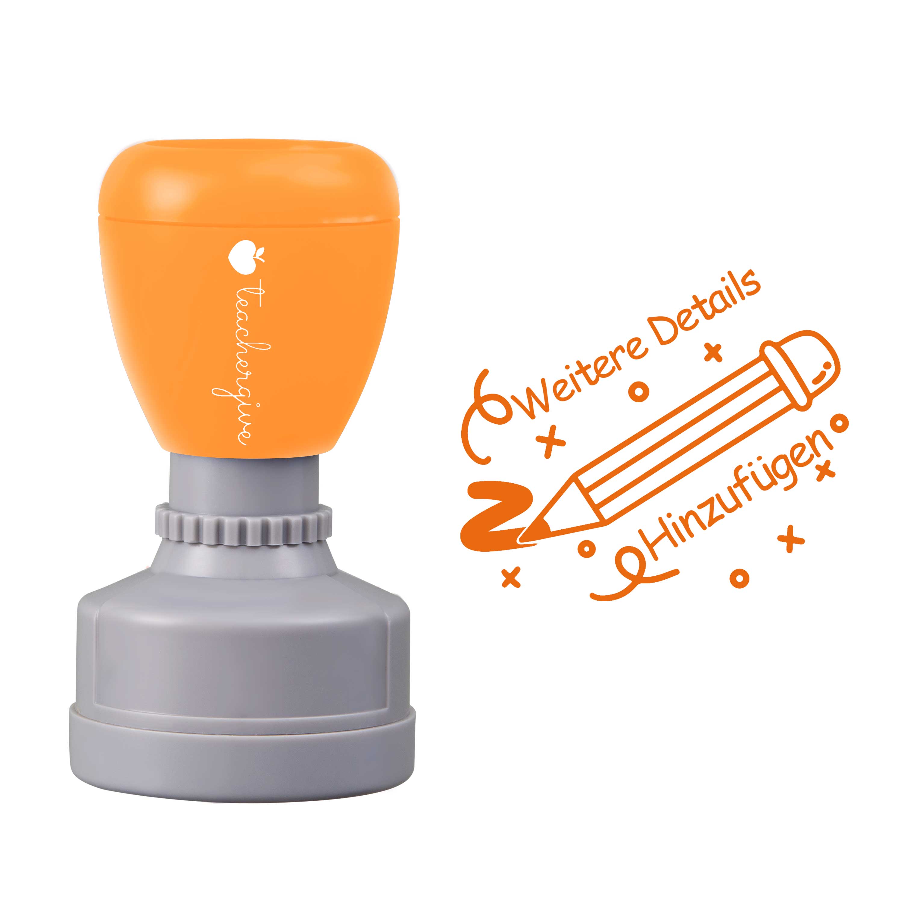 Weitere Details Hinzufügen Lehrer Stempel