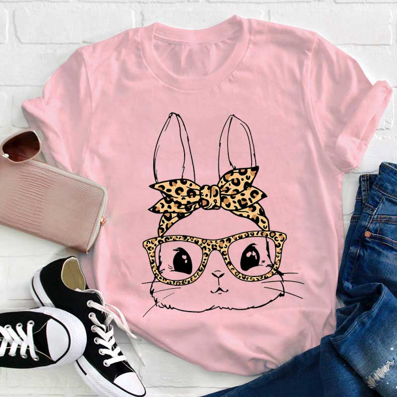 Osterhase mit Brille Lehrer T-Shirt