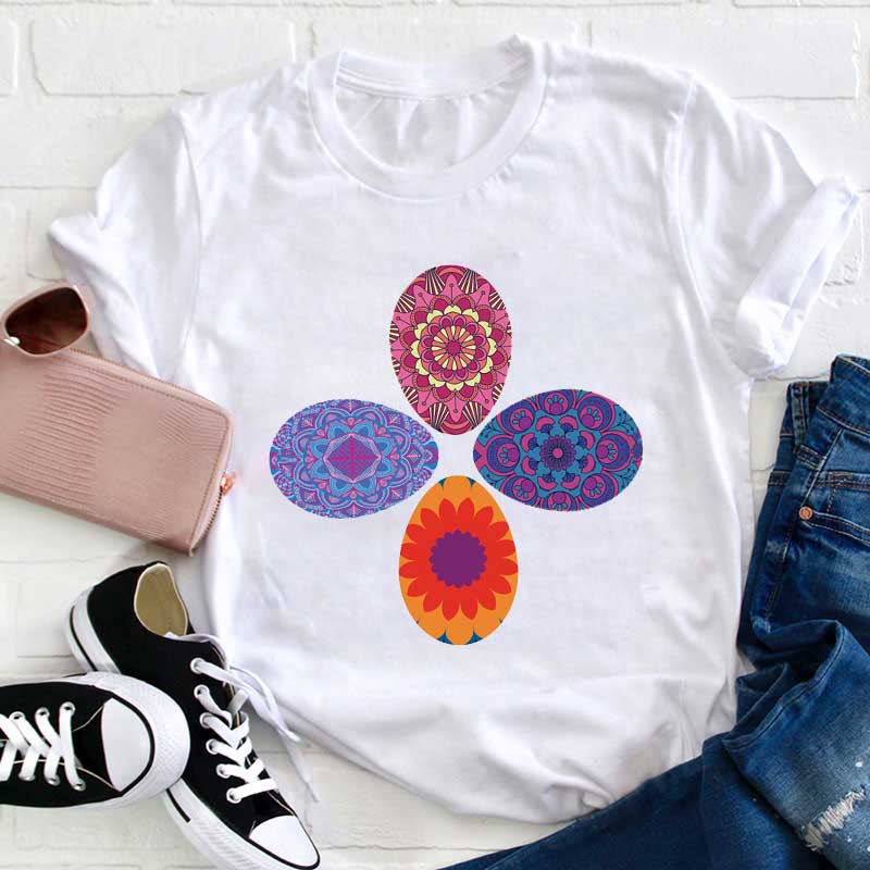 Vier Ostereier Lehrer T-Shirt