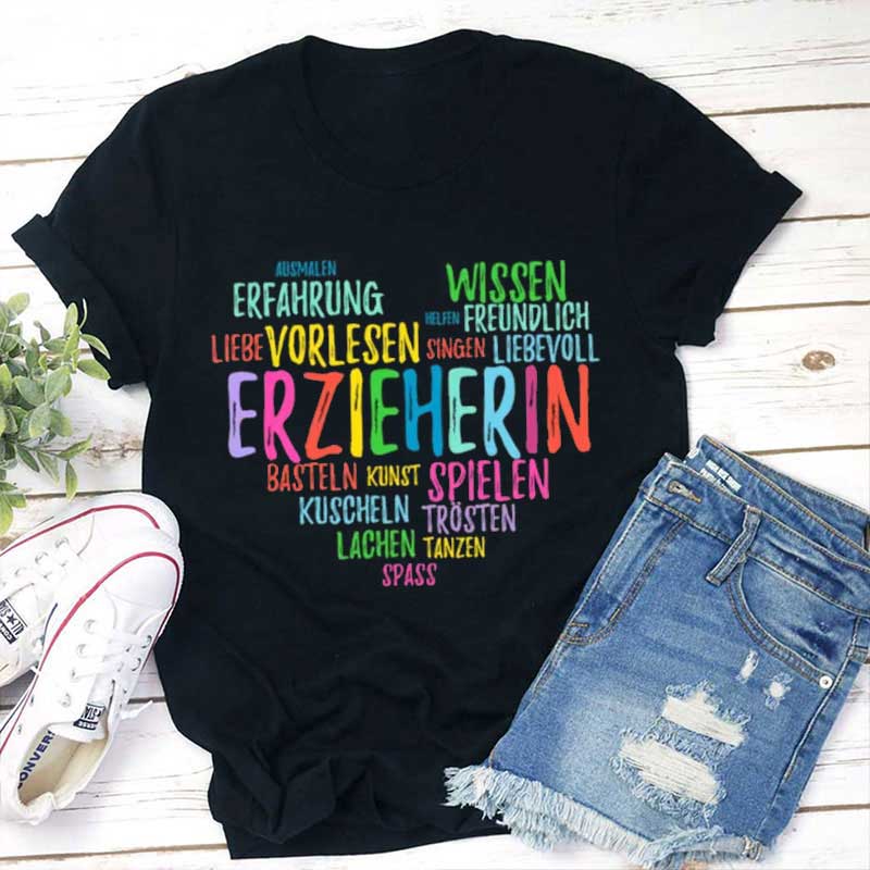 Liebe Erzieherin Lehrer T-Shirt