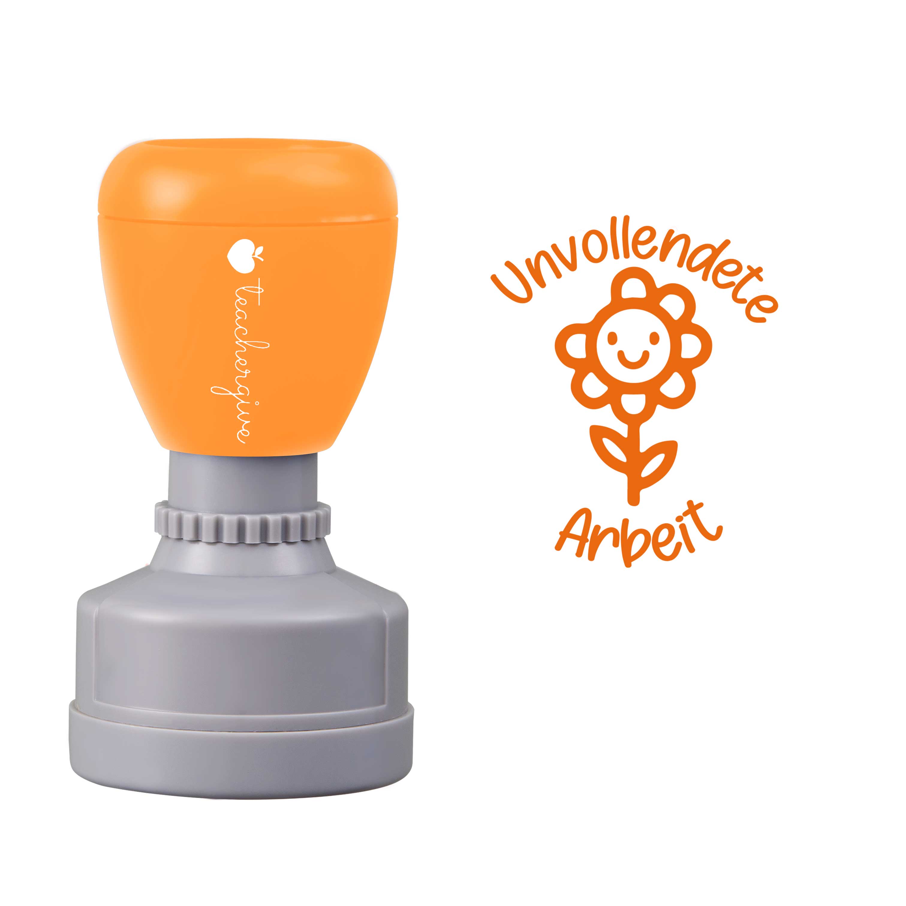 Unvollendete Arbeit Lehrer Stempel