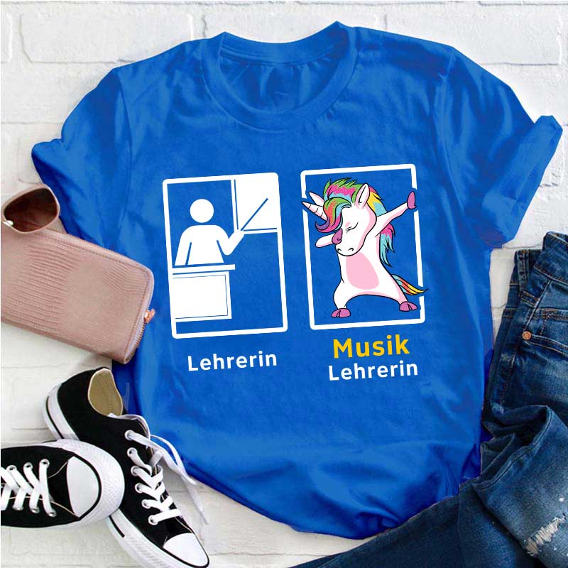 Musik Lehrerin Lehrer T-Shirt