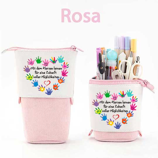 Mit dem Herzen lernen für eine Zukunft voller Möglichkeiten Federmäppchen Mäppchen