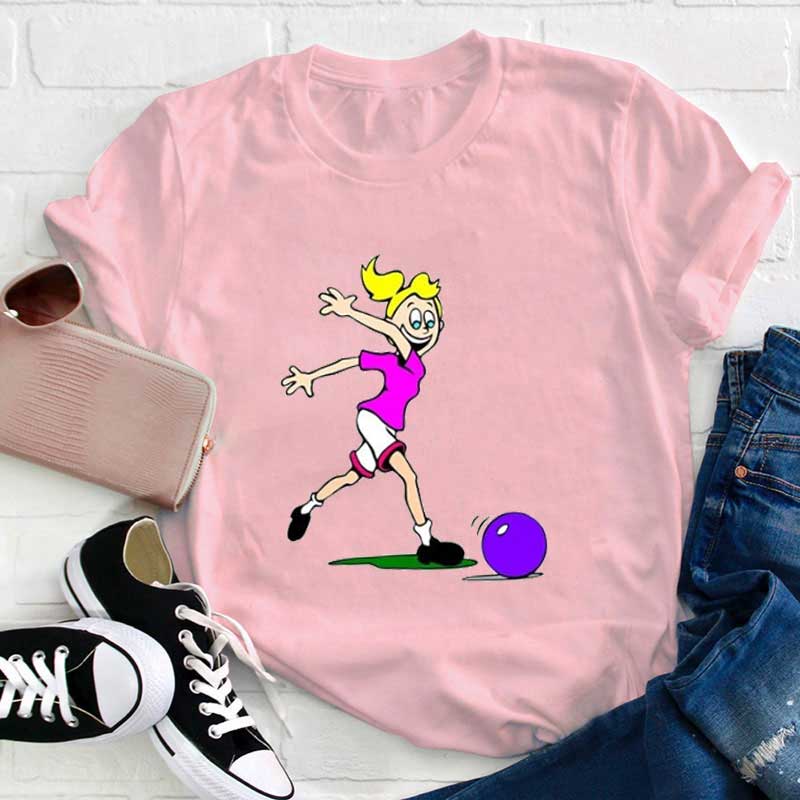 Super Football Spielerin Lehrer T-Shirt