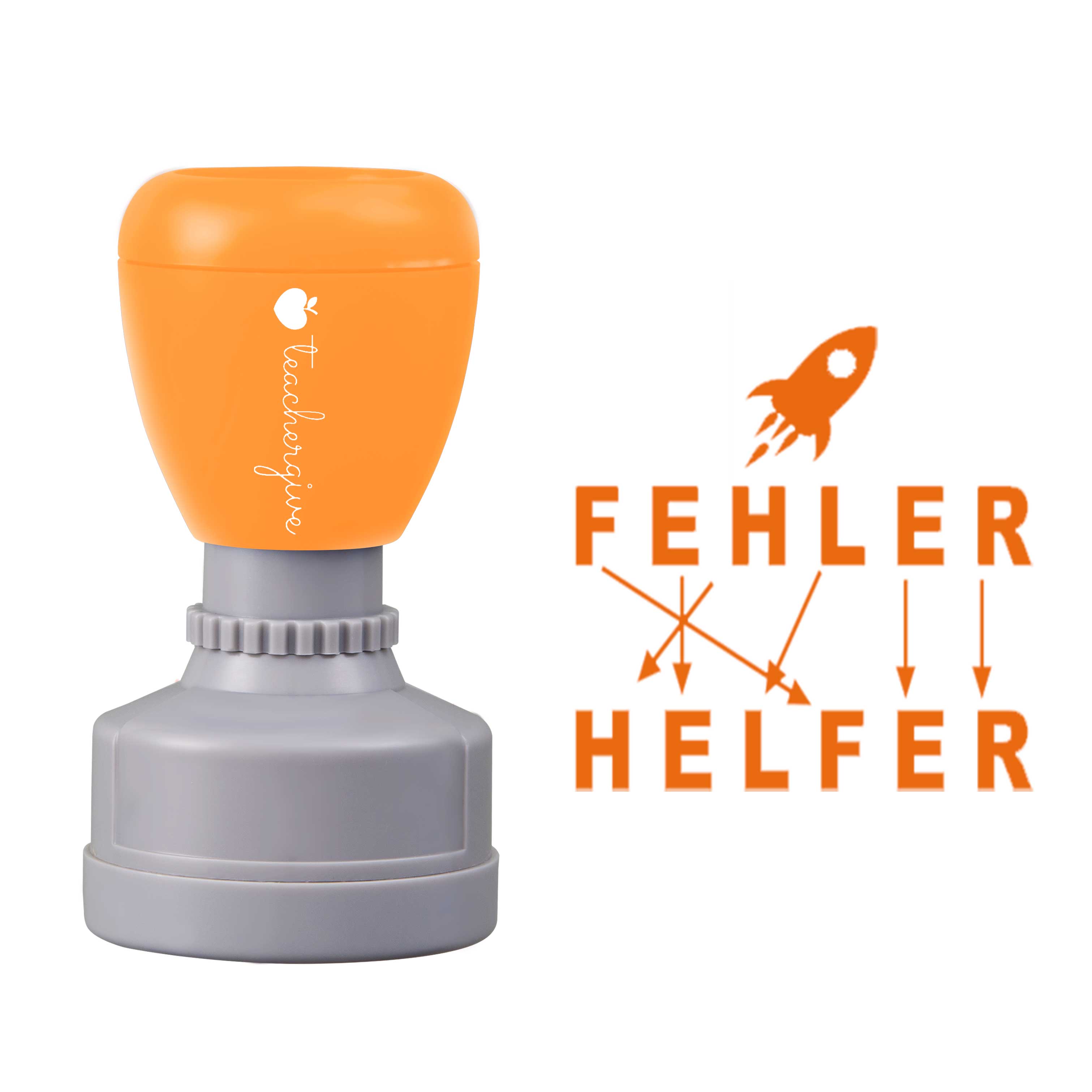 Fehler sind Helfer Lehrer Stempel