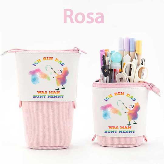 Ich bin das was man bunt nennt Federmäppchen Mäppchen