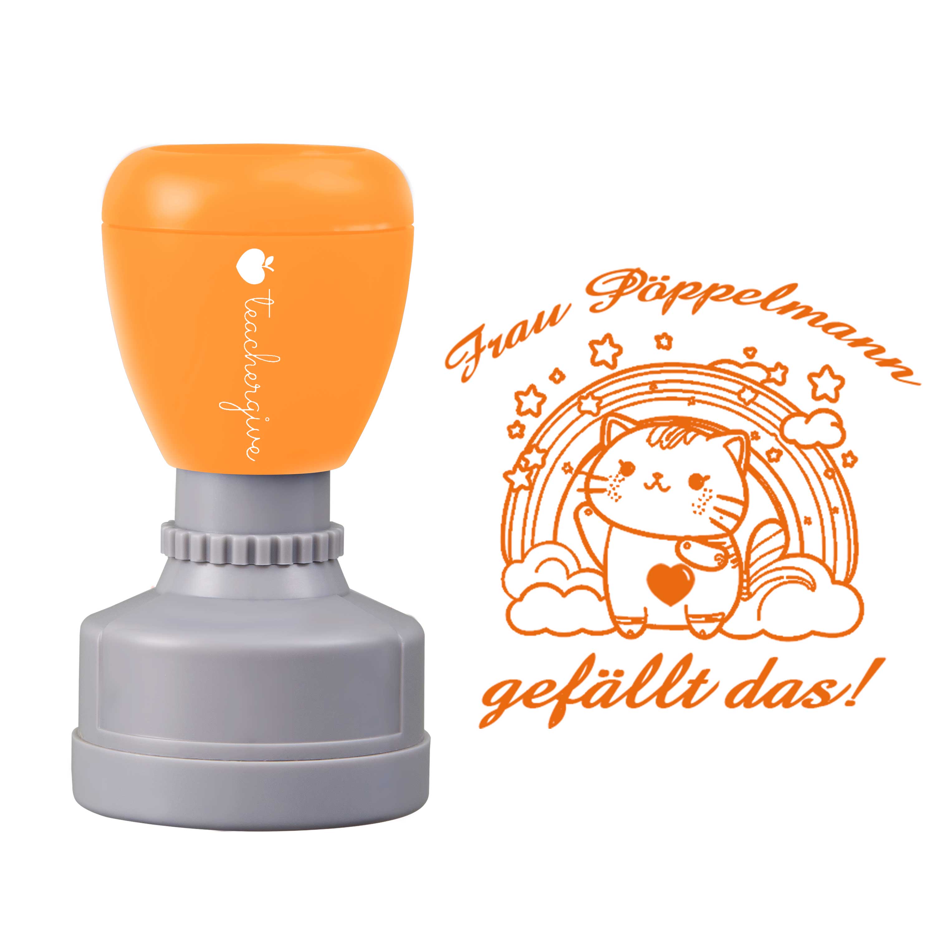 Personalisiert Name Gefällt Das Lehrer Stempel