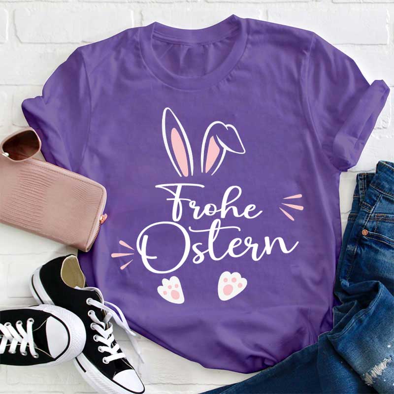 Frohe Ostern Lehrer T-Shirt
