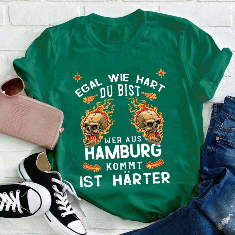 Personalisiert Stadt Name Lehrer T-Shirt
