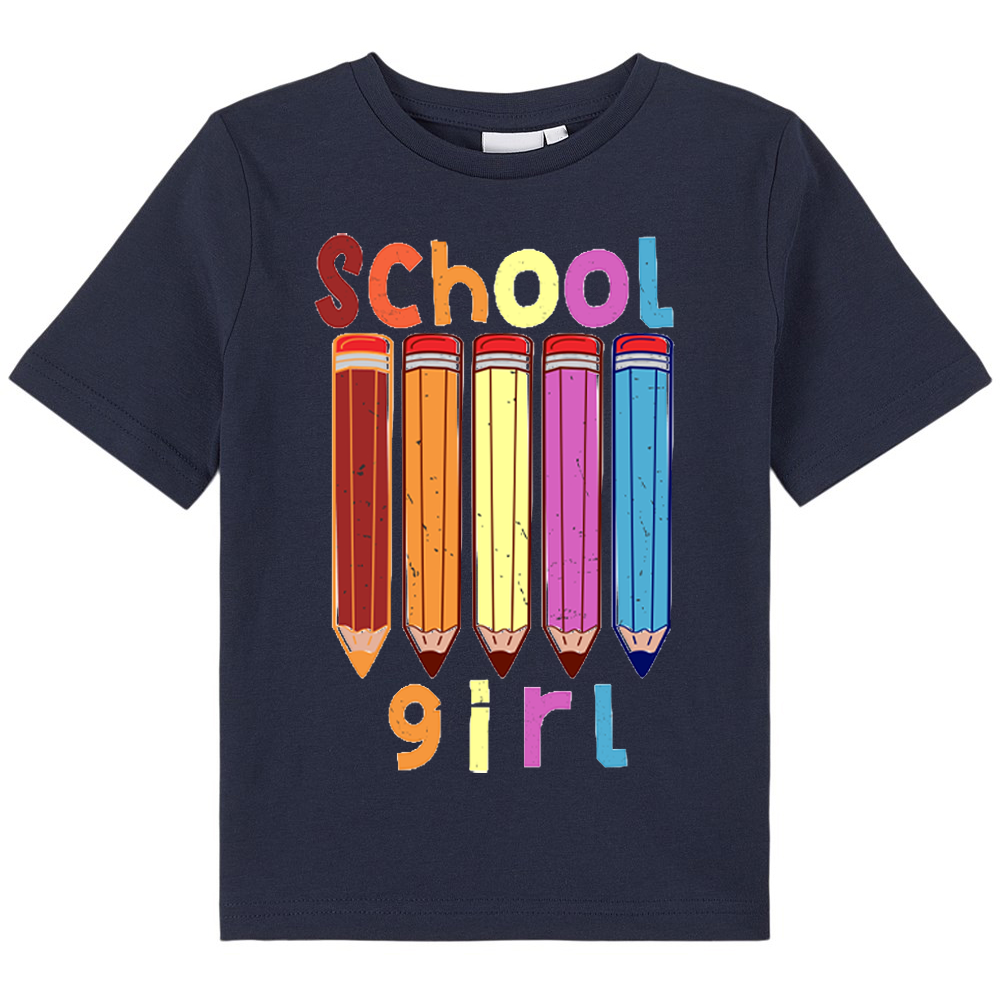School Girl  Kids T-Shirt