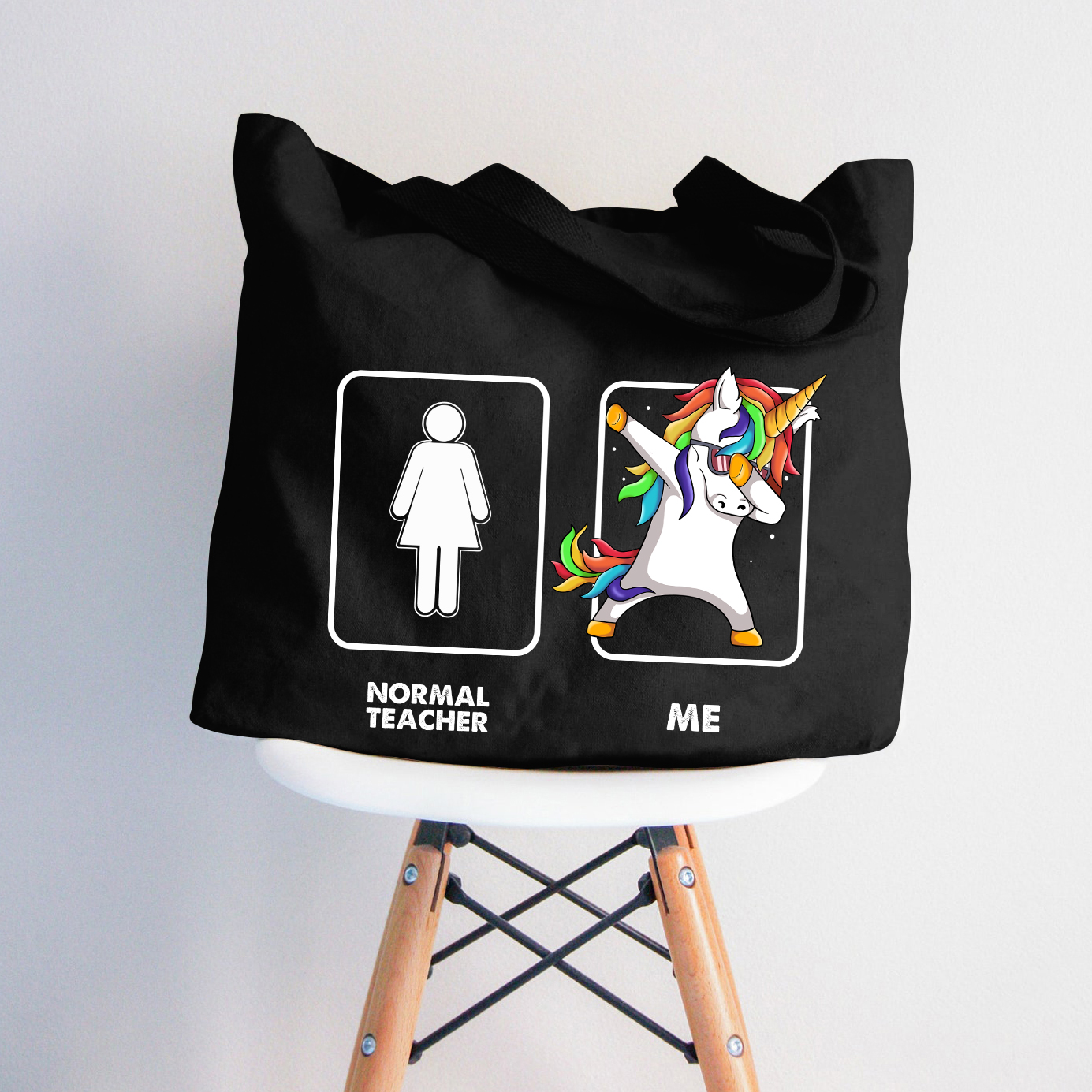 Normale Lehrer Tragetasche mit Reißverschluss