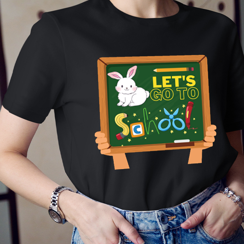 Rabbit Back To School T-Shirt