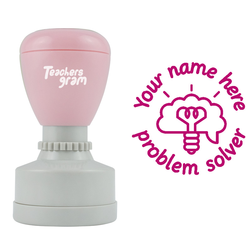 Personalized Problem Solver Stamp