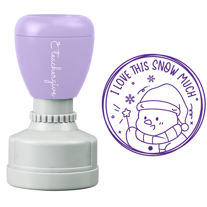 I Love This Snow Much Teacher Stamp