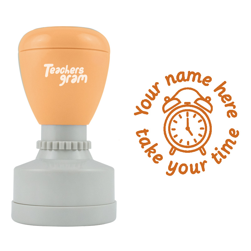 Personalized Take Your Time Stamp