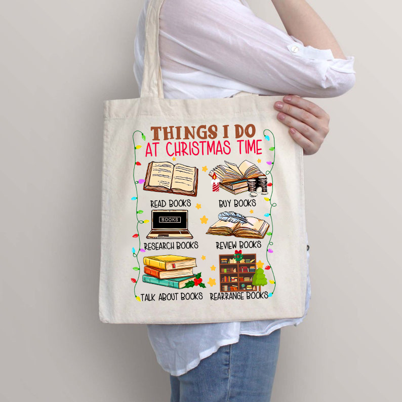 Dinge, die ich zur Weihnachtszeit mache Lehrer Tragetasche