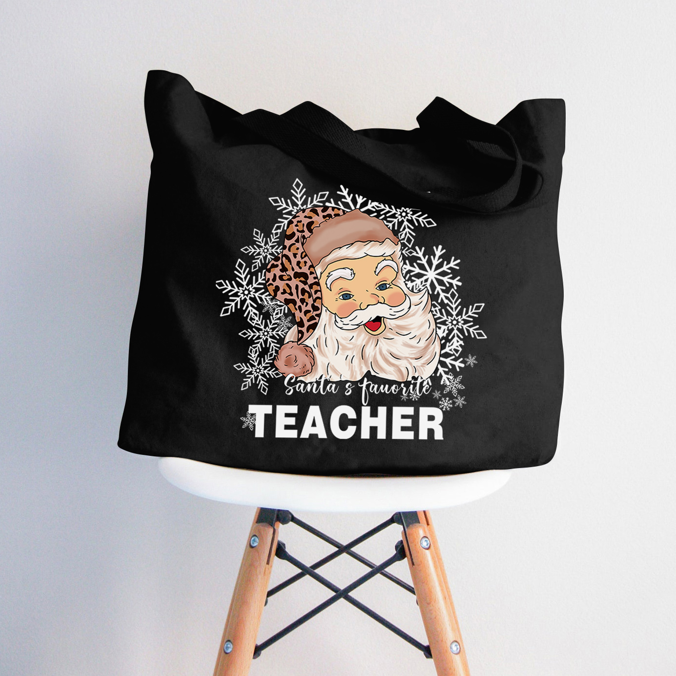 Der Lieblingslehrer des Weihnachtsmanns Lehrer Tragetasche mit Reißverschluss