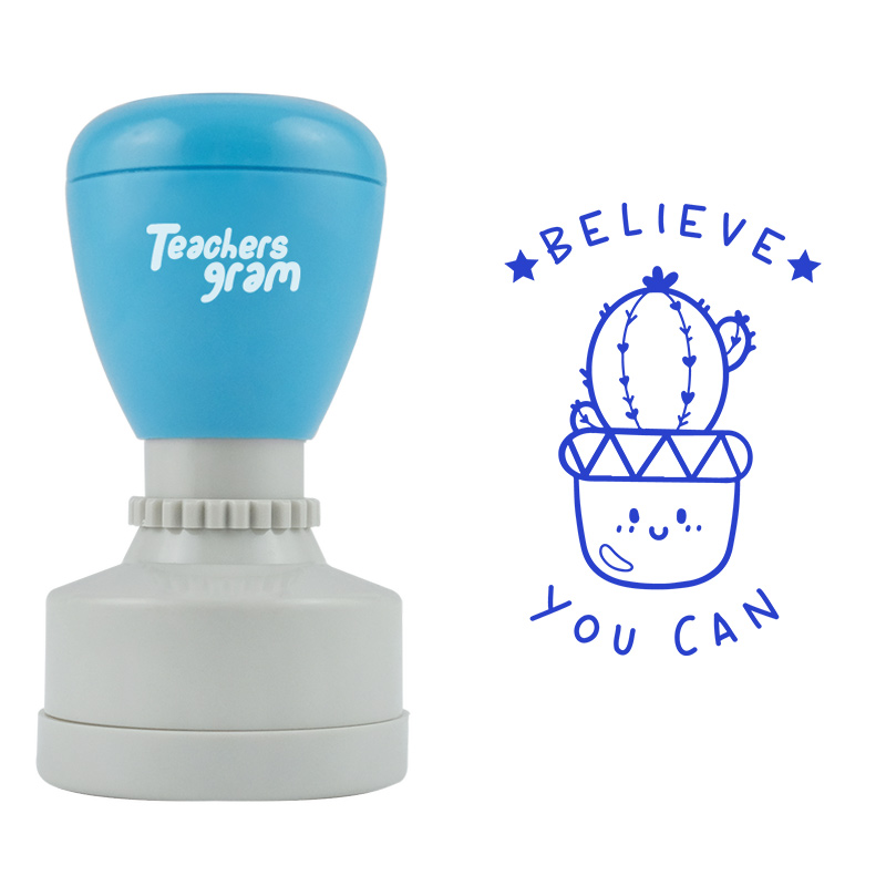 Glaube, du kannst es Lehrer Stempel